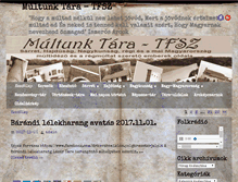 Tablet Screenshot of multunktara-tfsz.hu